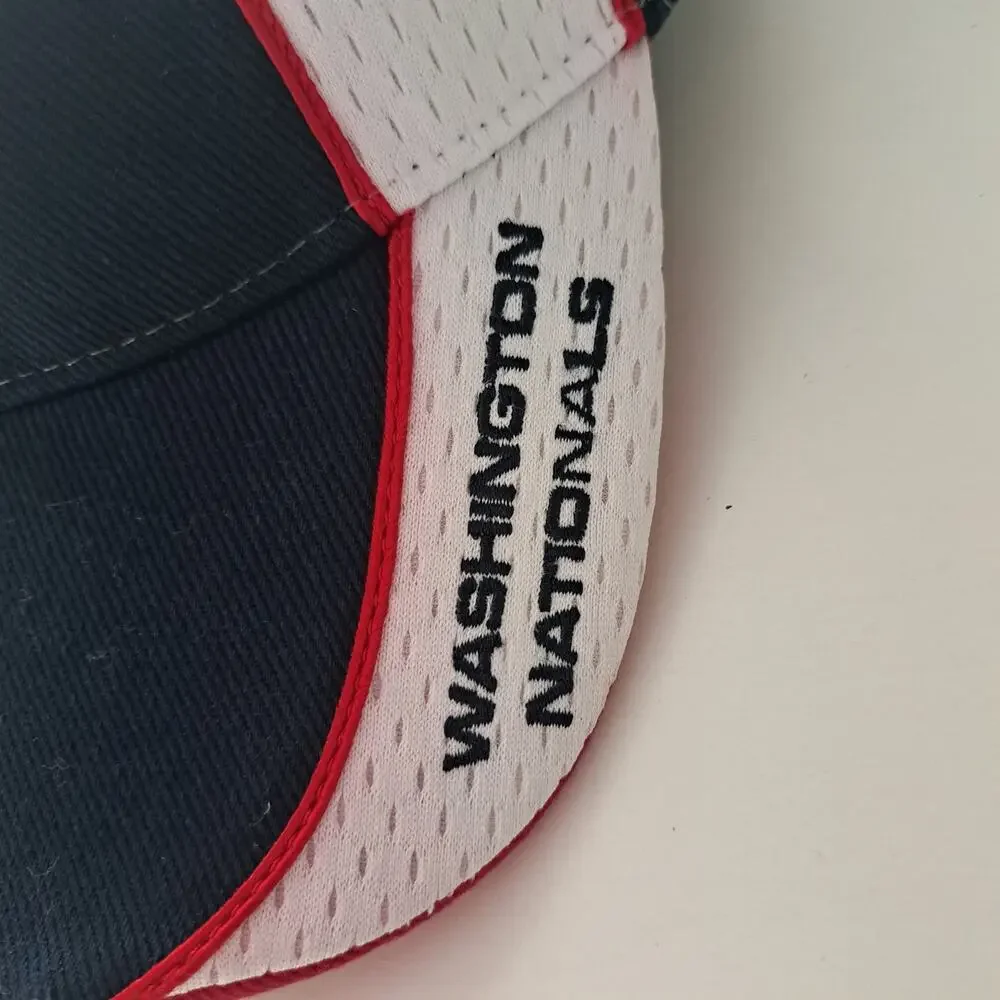 Washington Nationals MLB '47 Brand Adjustable Logo Hat Red White Blue - Picture 10 of 11